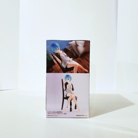 New Banpresto Re: Zero Figure REM Relax Time T-Shirt Figure 20cm Japan Toreba - Picture 5 of 5